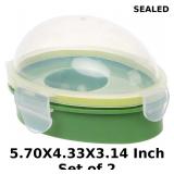 2x Cabilock Avocado Storage Box