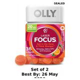 2x OLLY Laser Focus Gummy
