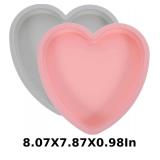 Hemoton Heart Shaped Silicone Baking Moulds