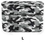 Gray Camo Print RV Propane Tank Cover