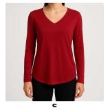 Long Sleeve V-Neck Top