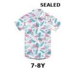 2-10T Boys Novelty Hawaiian Short Sleeve Shirt