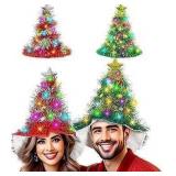 2 Pack LED Christmas Tree Hats