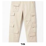 Beige Cargo Pants