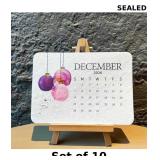 10x Eco-Friendly Plantable Love Seed Calendar 2026
