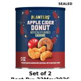 2x PLANTERS Apple Cider Donut Cashews