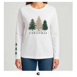 Long Sleeve Christmas Tree T-Shirt