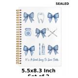 2x WUCHJ Dentist Gifts Notebook
