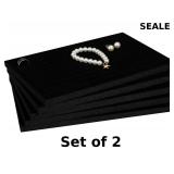 2x NOLITOY 5Pcs Jewelry Box Pad Inserts with...