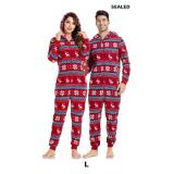 COLORFULLEAF Matching Couple Fleece Onesies