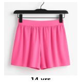 Bright Pink Casual Shorts