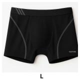 Black Athletic Boxer Briefs
