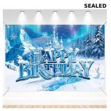 150x100cm/4.92x3.28ft Happy Birthday Backdrop,