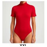 Red Short Sleeve Bodysuit