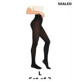 2x Fleece Lined Tights Women