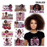 Wxiben Black Women Iron on Transfers