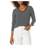 SEALED-Amazon Essentials womens V-neck T-shirt