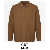 CAT Brown Button-Up Shirt