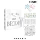 2x Bailitoy Letters to The Bride Scrapbook 8 x...