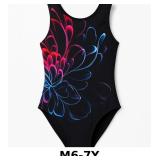 Floral Print One-Piece Swimsuit