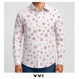 Holiday Themed Button-Up Shirt
