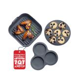 Gourmia 3 Piece Air Fryer Set