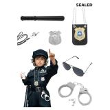 Police Pretend Play Set for Kids - 6PCS Cop Toy