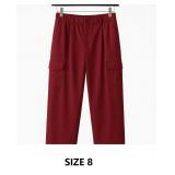 Burgundy Cargo Pants