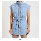 Light Blue Quilted Vest