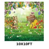 10X10FT Spring Easter Backdrop