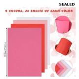 100 Sheets Valentine's Day Cardstock