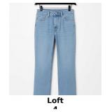 Loft Light Wash Straight Leg Jeans