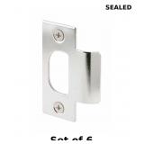 6x Prime-Line E 2433 Chrome Plated Steel Door Lock