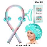 Heatless Hair Curler for Overnight Curls x3