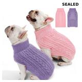 2 Pack Dog Sweaters for Medium Dogs