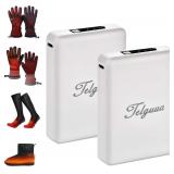 Telguua 2pcs Rechargeable Battery Packs