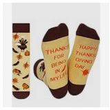 Turkey Fuzzy Socks