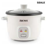 SEALED-Aroma Housewares 1Qt. Rice & Grain Cooker