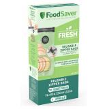 10pk FoodSaver Reusable Vacuum Zipper Bags