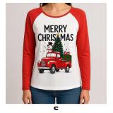 Red and White Christmas Graphic Tee