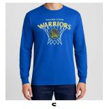 Blue Long Sleeve Graphic T-Shirt
