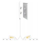 Sleek Socket Ultra-Thin Outlet Concealer