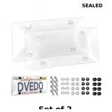2x License Plate Protectors 2 Pack