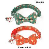 5x SuperBuddy Halloween Cat Collars