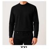 Black Long Sleeve Crew Neck Shirt