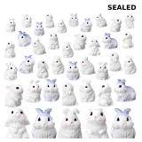VioraWhite 60 Easter Mini Resin Bunny Decor