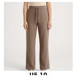 Casual High-Waisted Trousers