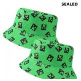 2PCS Reversible Bucket Hats for Women Men