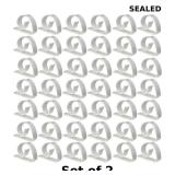 2x Ogrmar 24Pack Clear Plastic Tablecloth Clips