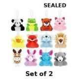 2x 24 Mini Plush Animals Toys for Easter Eggs...